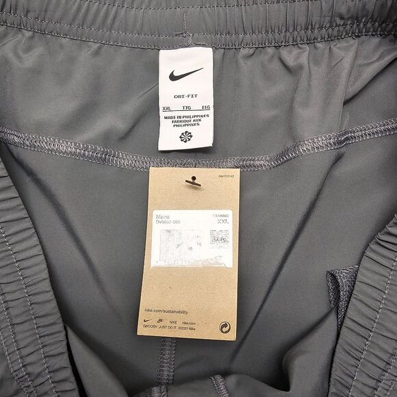 Nike Mens Dri-FIT Gray Standard Fit 7" Athletic Shorts Size XXL Lightweight & Br - Picture 3 of 5